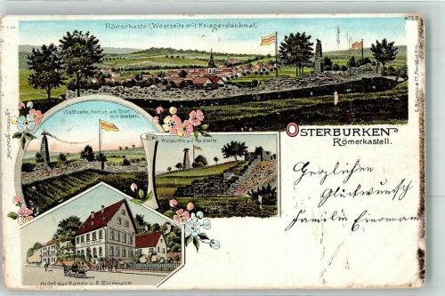 Osterburken Römerkastell Kriegerdenkmal Hotle Zur Kanne A. eiermann