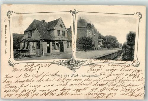 Jork 1904 Cigarrenladen Dorfstraße