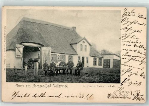 Vollerwiek 1907 Badewirtschaft