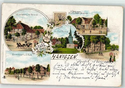 Hänigsen 1901 Gasthaus Oberheide Gasthaus Rode Gasthaus Habermann
