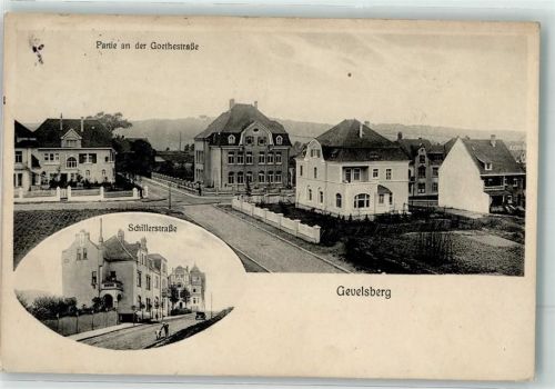 Gevelsberg 1914 Goethestraße Schillerstraße Villen