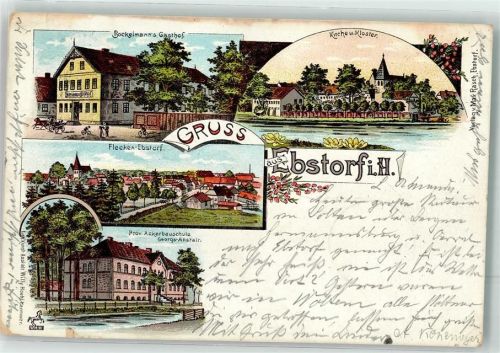 Ebstorf 1902 Gasthaus Bockelmann Kloster Ackerbauschule Anstalt