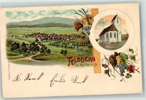 Feldberg 1899 Trauben Kirche