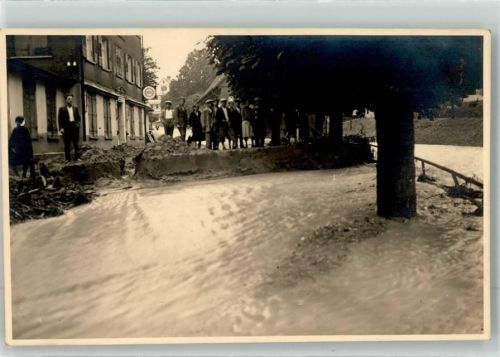 Weiler-Simmerberg Hochwasserkatastrophe Gasthaus Ort handschriftlich