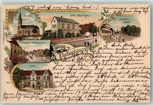 Thedinghausen 1898 Hotel Meyerholz Amtsgassen-Gebäude Erbhof Dorfstraße