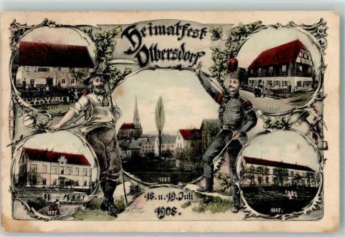 Olbersdorf Heimatfest Juli 1908 Im Wandel der Zeit