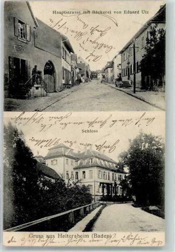 Heitersheim Hauptstraße Bäckerei Utz Schloß