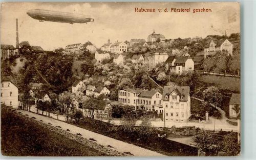 01734 O8222 Rabenau , Sachs 1918 - Zeppelin Luftschiff