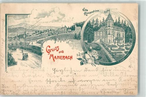 Manebach 1899 Villa Alexandrina Vorläufer