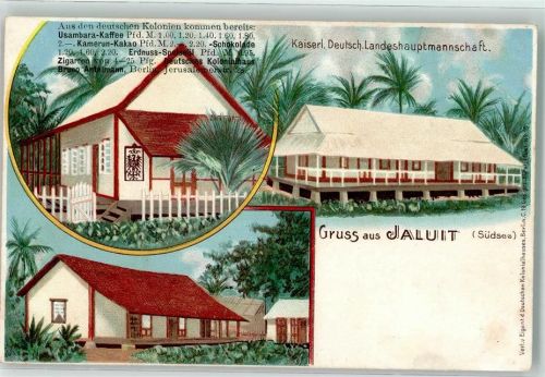 Jaluit Kaiserl. Deutsch. Landeshauptmannschaft Deutsches Kolonialhaus Nr 10