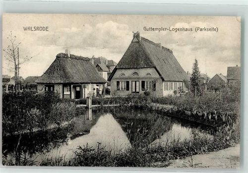 W3030 Walsrode Guttempler Logenhaus Parkseite Freimaurer 1911