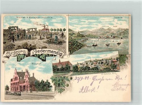 Niedermendig Brauerei & Mühlstein Industrie Bahnhof Laacher See