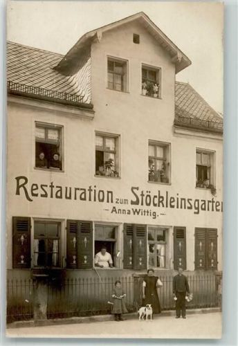 Einödsbach Gasthaus zum Söckleinsgarten Kleiner Hund Ort handschriftlich