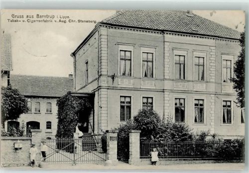 Barntrup 1910 Tabak- und Zigarretenfabrik Steneberg Kinder