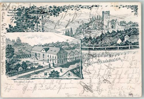 Blankenstein 1896 Vorläufer Hotel Petring Burg Blankenstein