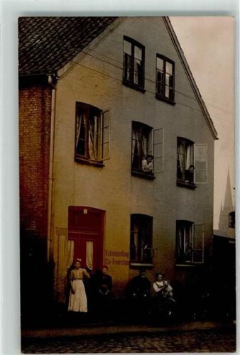 Flensburg 1911 Wohnhaus Kohlenhandlung Augustastraße 12 Ort lt. Stempel