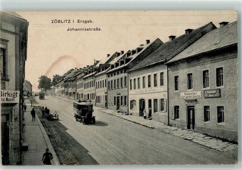 Zöblitz Johannisstraße Postbus Gasthaus zur guten Quelle Cafe Franzel