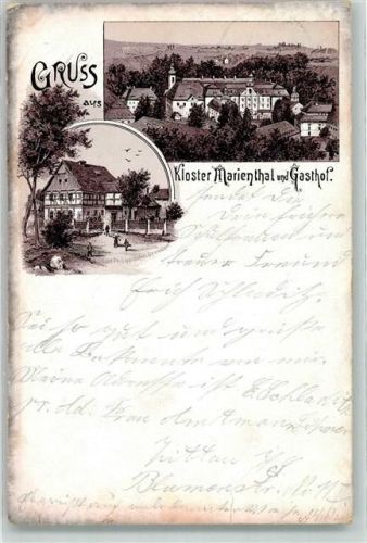 Ostritz 1897 Vorläufer Kloster Mariental Gasthaus