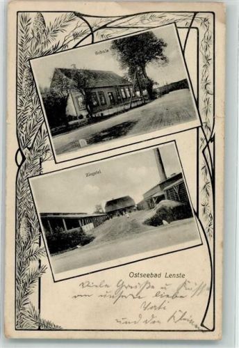 Lenste 1911 Ziegelei Schule