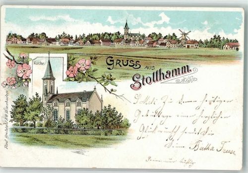 Stollhamm Kirche Windmühle
