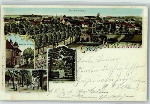 Visselhövede 1902 Visselquellen Marktstraße