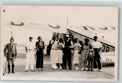 Norderney Gruppenaufnahme mit Flugzeug