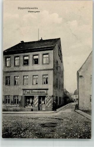 01744 O8230 Dippoldiswalde - Wassergasse Geschäft Paul Bemmann