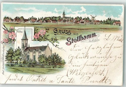 Stollhamm Kirche Windmühle