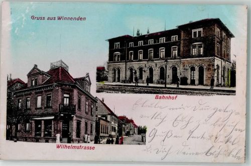 Winnenden 1900 Wilhelmstraße Bahnhof