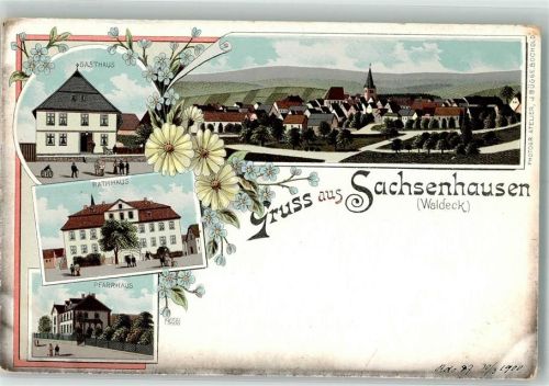 Sachsenhausen Gasthaus Rathaus Pfarrhaus