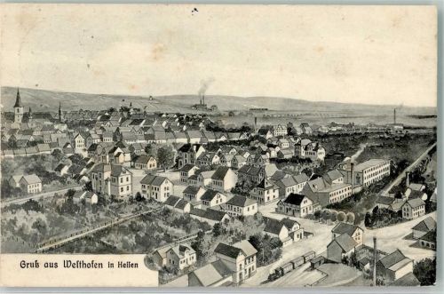 Westhofen 1915 Bahnhof