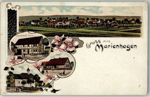 Marienhagen Schule Gasthaus Dietzel Kirche