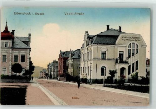 Eibenstock 1913 Vodelstraße Eibenstocker Bank