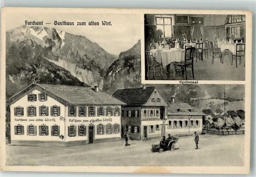 82490 W8105 Farchant - Gasthaus zum alten Wirt Speisesaal