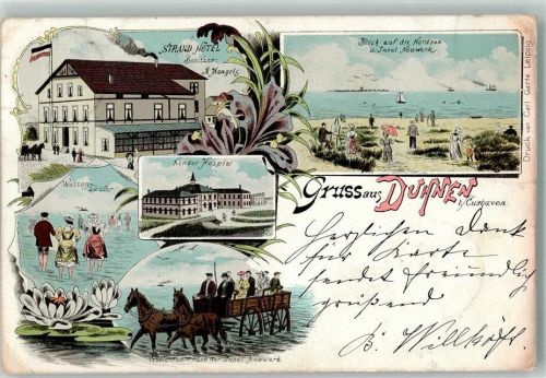 Duhnen Strand-Hotel Wattfahrt Wattläufer Seerosen Kinder-Hospitz