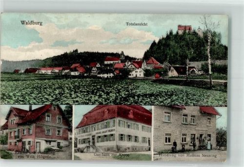 Waldburg 1914 Käserei Högerle Gasthaus zur Krone Handlung Nenning
