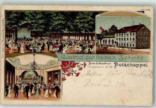 Potschappel Gasthaus Zur frohen Schicht Bruno Krätzschmar
