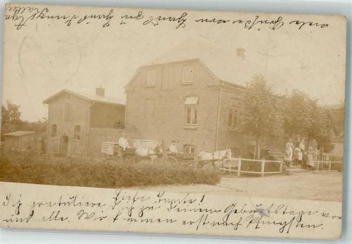 Gelting 1903 Gutshof Schimmelkutschen Ort lt. Stempel