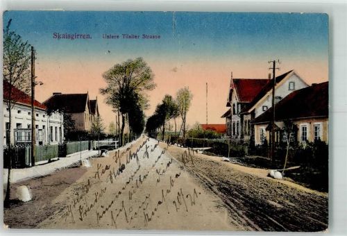 Kreuzingen 1920 Skaisgirren Untere Tilsiter Straße