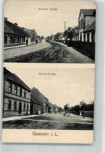 Gassen Jasien 1915 - Sorauer Straße Schloß-Straße