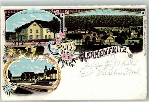 Merkenfritz 1902 Gasthaus Zum Isenburger Hof