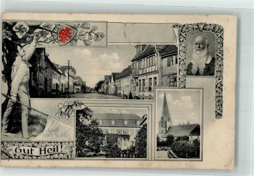 61200 W6363 Echzell - Gau-Turnfest Wetterau 1913 Bannerweihe Turnvater Jahn