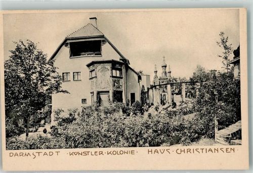 W6100 Darmstadt Künstlerkolonie Haus Christiansen Russische Kapelle Nr L Christiansen, Hans