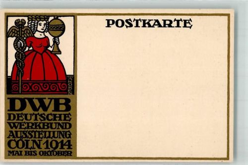 Köln Stadt sign Akoken Ausstellung 1914