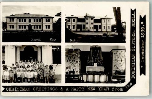 Ndola Dominican Sisters Glückwunsch Weihnachten Neujahr 1939 Convent Chapel