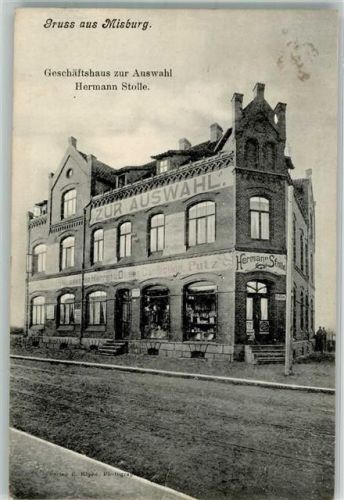 Misburg 1915 Geschäftshaus " Zur Auswahl "