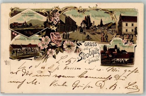 Horni Stropnice 1897 Schloss Zuckenstein Ringplatz Schule Landwirtschaftl. Maschinenfabrik