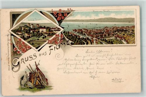 Rijeka 1897 Schloss Tensalto Rucksack