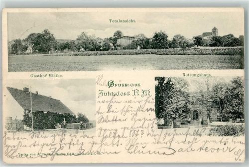 Arnswalde 1900 Zühlsdorf Neumark Suliszewo Gasthaus Mielke Rettungshaus Bahnpost Arnswalde Zug 758