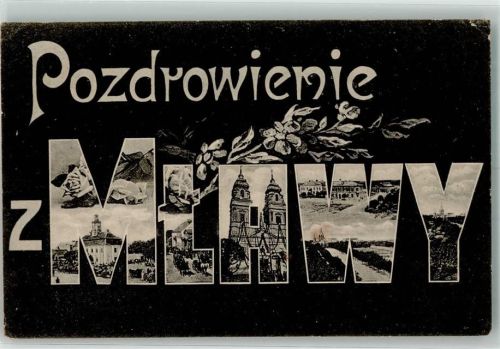 Mlawa 1915 Feldpost WK I I. Garde Reserve Division